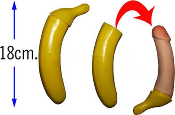Diablo Picante Banana Penis s presenečenjem, šaljiv dodatek za zabave