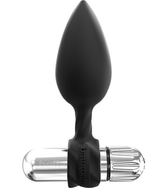 Komplet analnih čepov Bathmate Anal Training Plugs Vibe s stožčasto konico, obročkom in mini vibratorjem Vibe