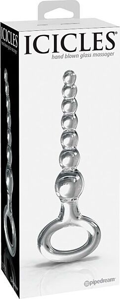 Analni čep iz stekla Pipedream Icicles N. 67