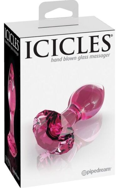Analni čep Pipedream Icicles N. 79 iz stekla