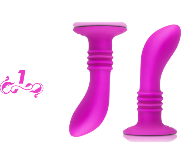 Vibracijski analni čep Pretty Love Booty Passion s podstavkom s prisesko