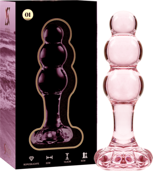 Analni čep iz stekla Nebula Series Model 1, Ibiza