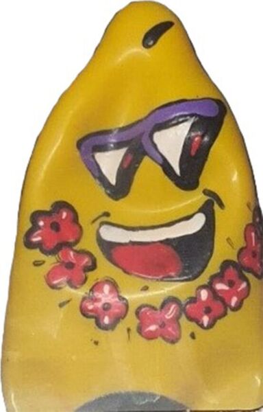 Ročno poslikan šaljivi kondom Condomerie Friki Tiki XL