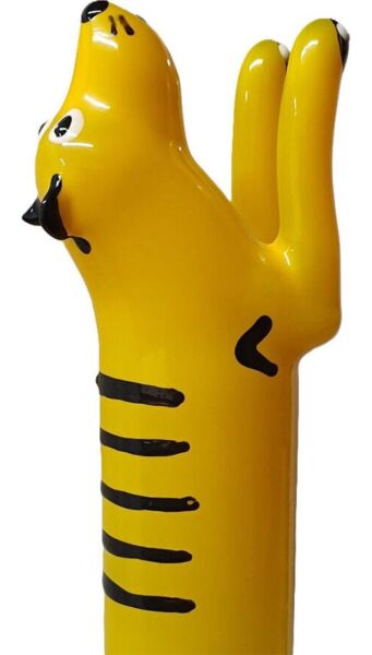 Dekorativni kondom Condomerie Tigre XL iz lateksa, ročno poslikan