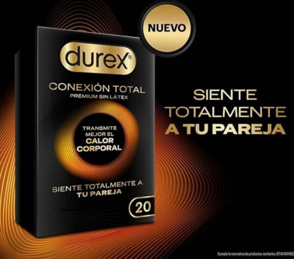Škatla kondomov Durex Total Connection Regular Fit