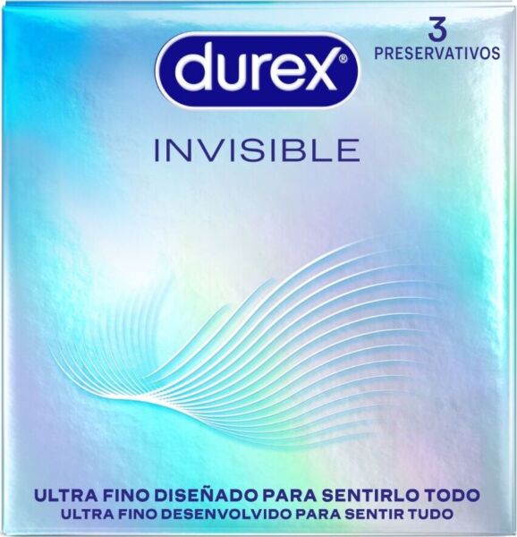 Škatla ultra tankih kondomov Durex Invisible