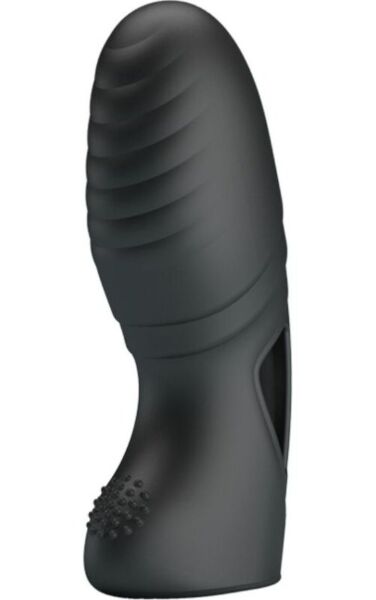 Prstni vibrator Pretty Love BI-014750 iz silikona z elastičnimi trakovi