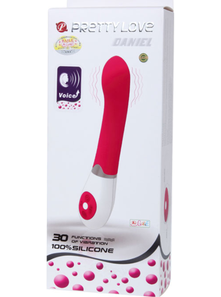 Vibrator Pretty Love Daniel iz silikona z glasovnim nadzorom