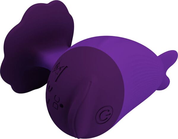 Mini vibrator Pretty Love Dolphin iz vijoličnega silikona