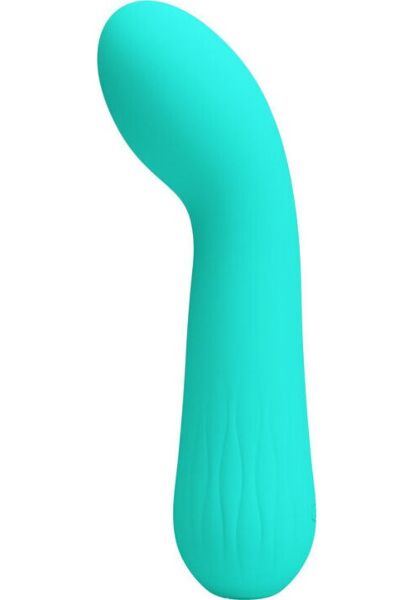 Silikonski vibrator za G-točko Pretty Love Faun z ukrivljeno konico