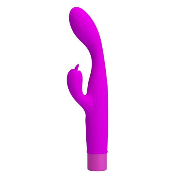 Vibrator z dvojno stimulacijo Pretty Love Jene v vijolični barvi