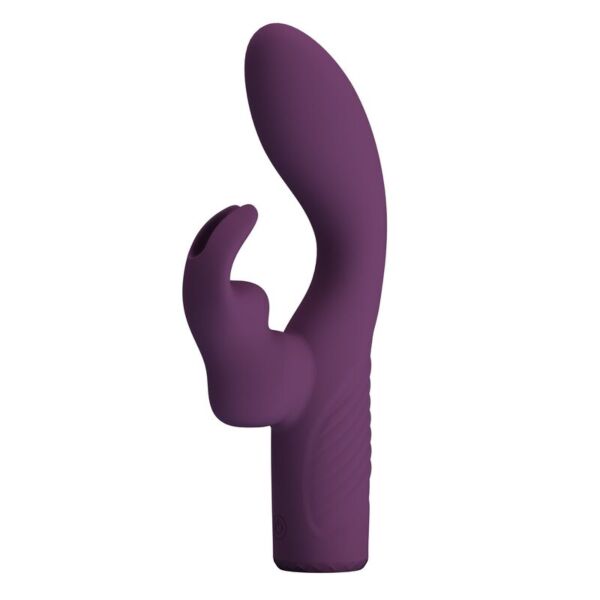 Rabbit vibrator Pretty Love Olivia iz vijoličnega silikona s krakom za klitoris