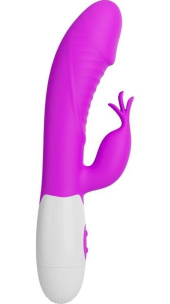 Rabbit vibrator Pretty Love Rasmussen z delom za vstavljanje in nastavkom za klitoris