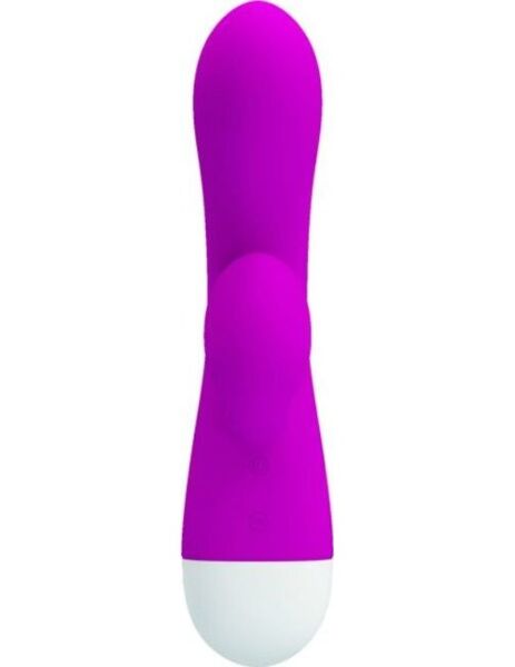Rabbit vibrator Pretty Love BW-241025 iz silikona z osjo za točko G in krakom za klitoris