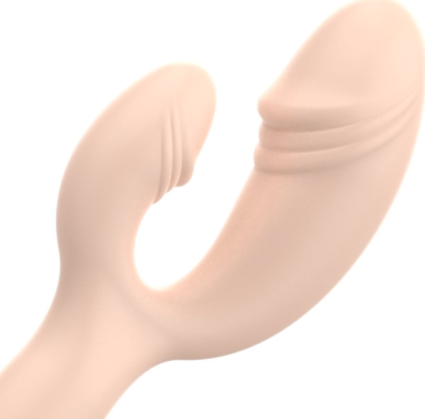 Vibrator OHMAMA Clásico s stimulatorjem za točko G in stimulatorjem za klitoris