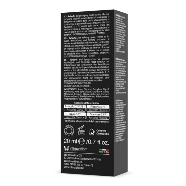Analni sprej IntimateLine RelaxAn, 20 ml