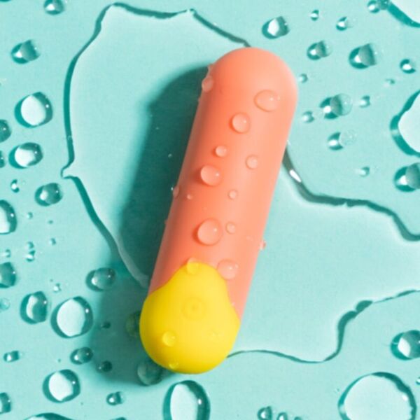 Oranžni mini vibrator Romp Riot