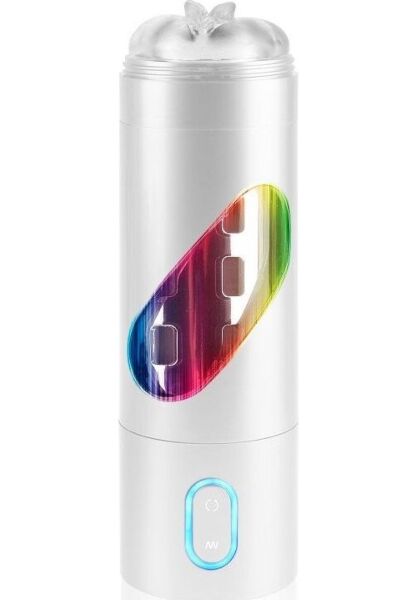 Moški masturbator Extreme Toyz Roto Bator znamke Pipedream s prozorno cevjo