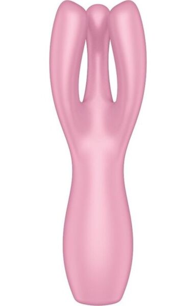 Kontaktni vibrator Satisfyer Threesome 3 s tremi gibljivimi kraki