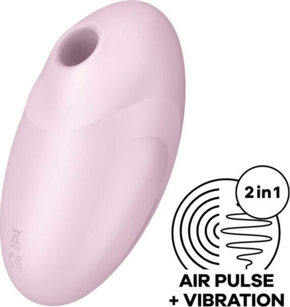 Sesalni stimulator klitorisa Satisfyer Vulva Lover 3, ovalne in kompaktne oblike