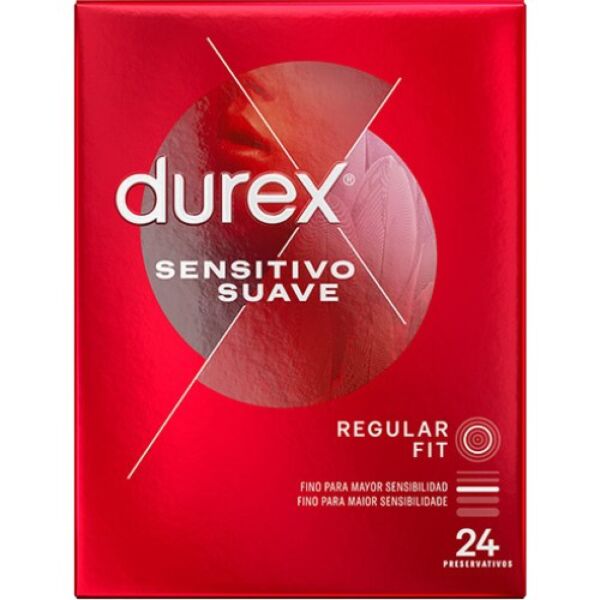 Škatla s 24 kondomi Durex Sensitivo Suave