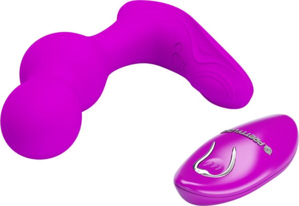 Analni vibrator Pretty Love BI-040156W z daljinskim upravljalnikom