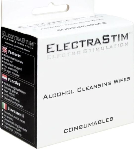 Paket čistilnih robčkov ElectraStim za elektrostimulacijske igrače