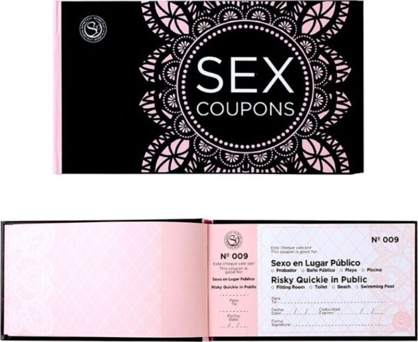 Erotični kuponi Secret Play Sex Coupons s 50 kuponi
