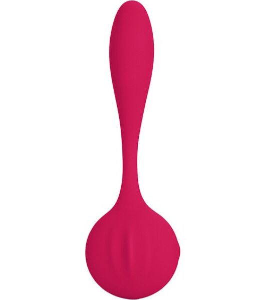 Ukrivljen in upogljiv vibrator Calexotics Silhouette S8 Red v rdeči barvi