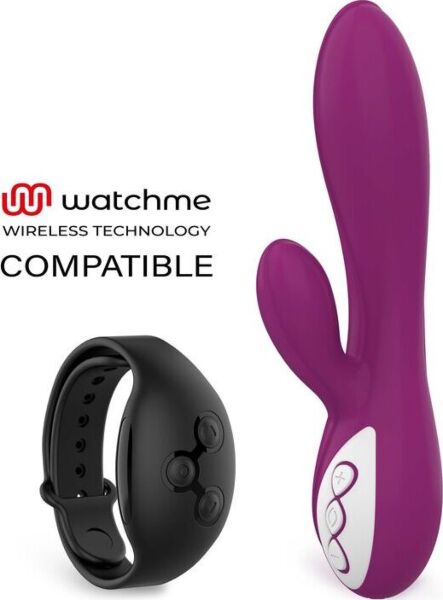 Vibrator Coverme Taylor za klitoris in G-točko s priloženim daljincem Watchme