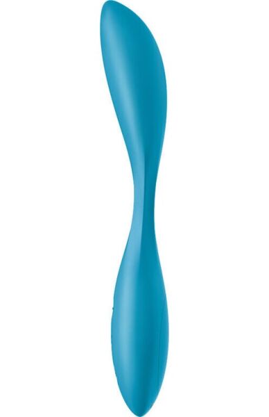 Vibrator G-točke Satisfyer G-Spot Flex 1 v modri barvi z upogljivim ročajem