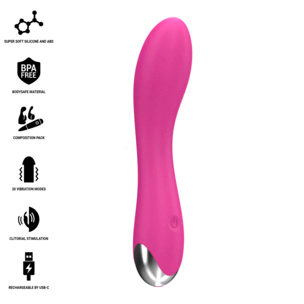 Vibrator Intense Cher z zamenljivimi glavami