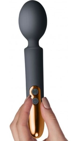 Vibrator za pare Rocks-Off Oriel z ovalno, gibljivo glavo