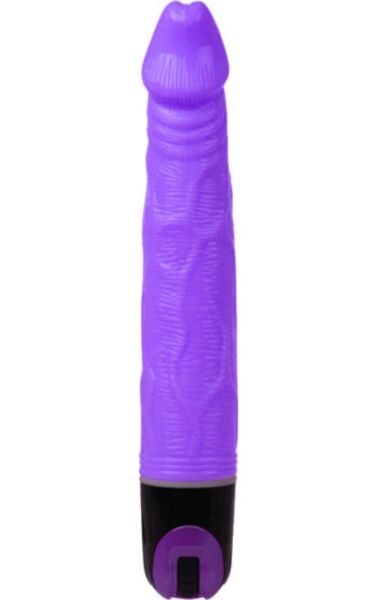 Vibrator Baile 21,5 cm z žilastim in teksturiranim telesom