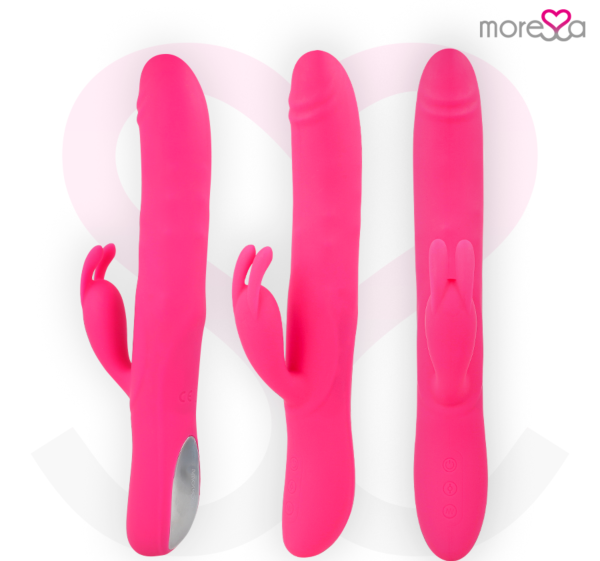 Rabbit vibrator Moressa Somer z vrtljivo gredjo in krakom za klitoris