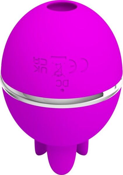 Vibrator Pretty Love Gemini Ball v obliki kroglice z upogljivimi jezički