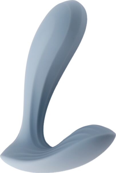 Vibrator SVAKOM Erica v barvi Dusty Blue, v obliki črke L