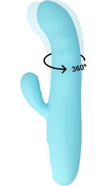 Rabbit vibrator MIA Eiffel v turkizni barvi