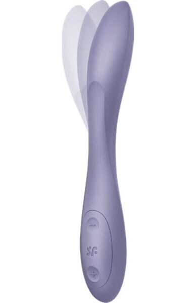 Vijoličen vibrator za G-točko Satisfyer G-Spot Flex 2 z upogljivo osjo