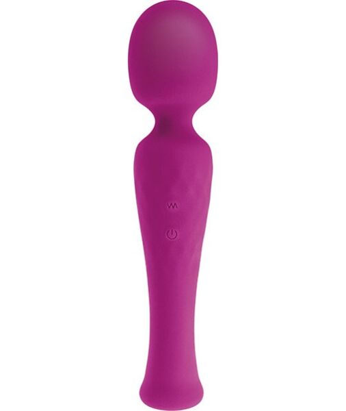 Masažer Wand S Pleasures Velvet s togim ročajem in upogljivo glavo