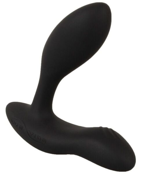 Masažer prostate We-Vibe Vector+ v ogljeno črni barvi