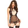 Babydoll s tangami Leg Avenue Sheer and Lace Backless