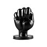 Plug anal ALL BLACK FIST 13 CM s obliko pesti