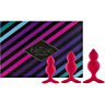 Feelztoys - bibi twin set 3 analnih čepkov - roza