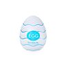 Masturbator Tenga EGG Wavy z različnimi teksturami