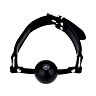 Ogrlica Bound Leather Solid Ball Gag z žogo