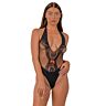 Teddy Lace Deep V z naglavnim trakom