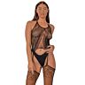 Bodystocking Lace LJ z halter vrvico