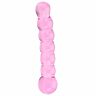 Dildo Spectrum Ribbed Glass 17 cm z rebrasto površino