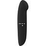 Sijajni phil črni vibrator